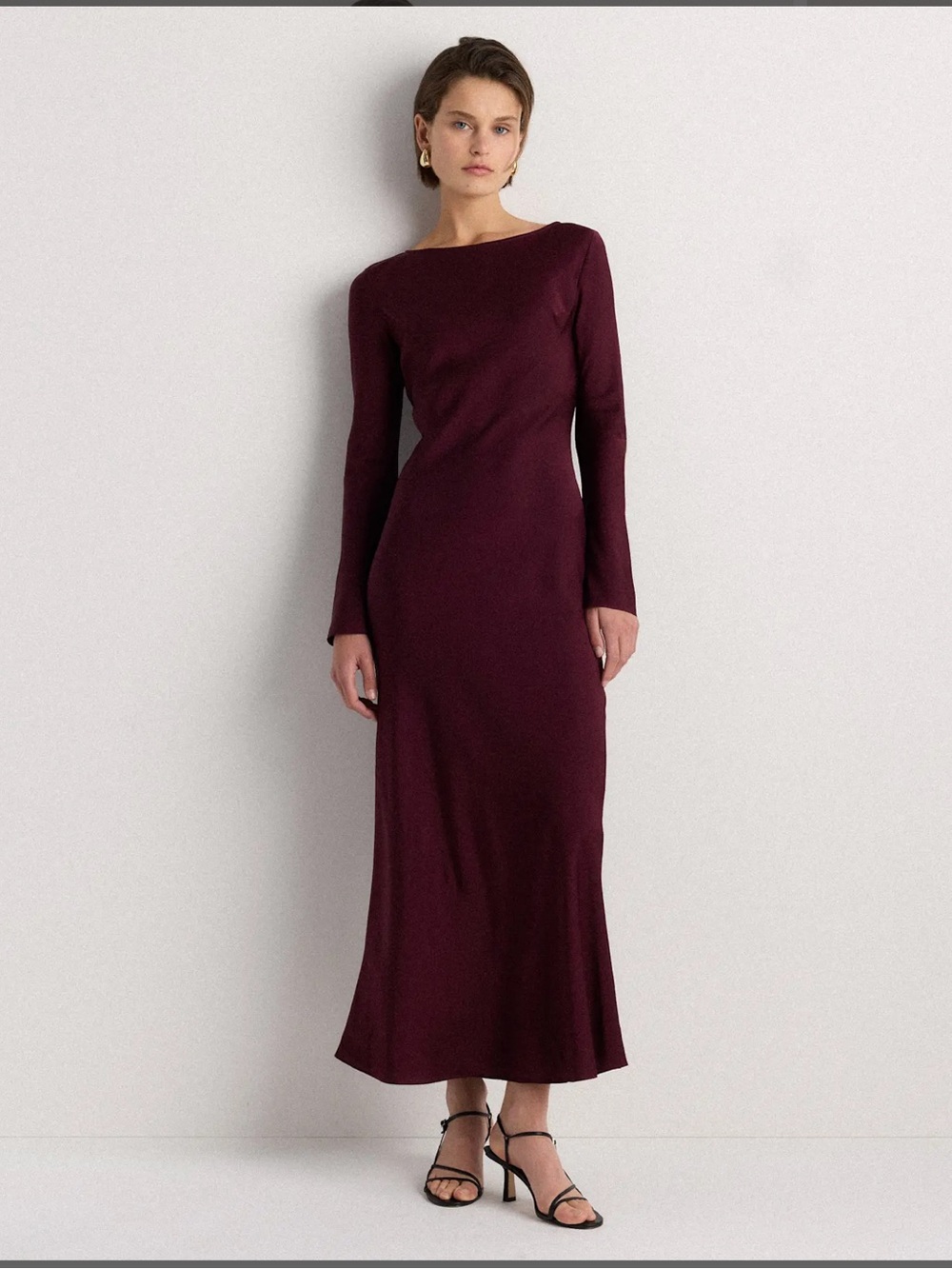 Quince Washable Silk Dress. M